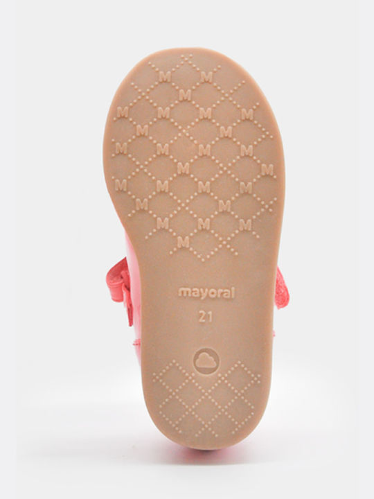 Kids Ballerinas with Elastic Strap Patent Leather Red