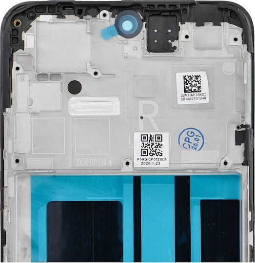 Incell Screen with Touch Mechanism and Frame for Redmi Note 12S Black