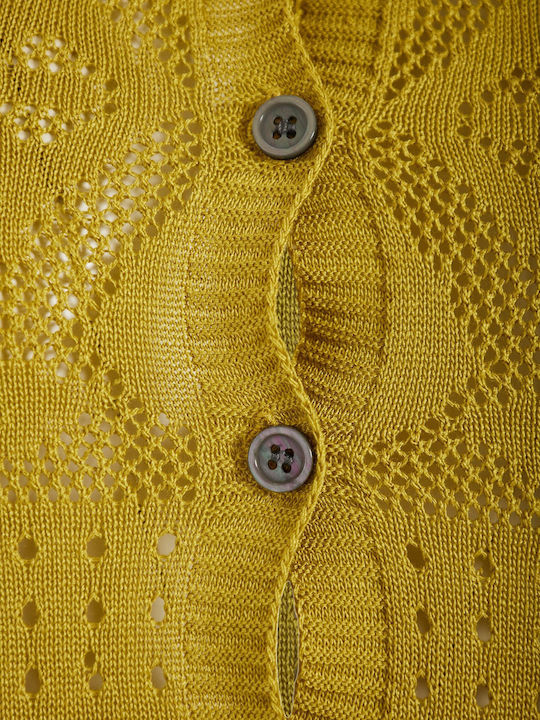 Women's Sleeveless Yellow Blouse