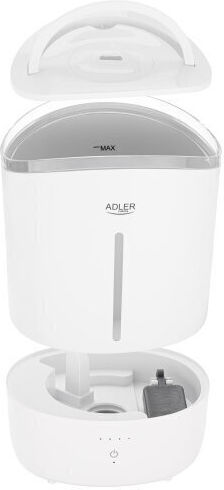 Adler Luftbefeuchter Ultraschall 30W für Räume 50m²