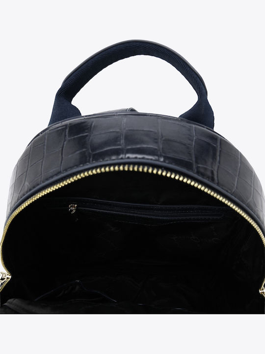 Damentasche Rucksack Krokodilmuster Blau
