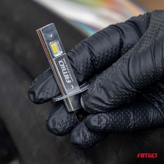 AMiO Λάμπες Αυτοκινήτου & Μοτοσυκλέτας H1 Canbus LED 6000K Ψυχρό Λευκό 12V 20W 2τμχ