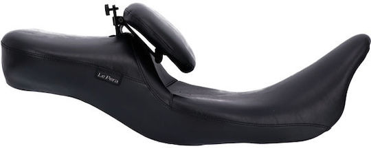 Le Pera Double Driver Passenger Motorcycle Seat Harley-Davidson Lepera Maverick 2-up Seat Daddy Long Legs Backrest
