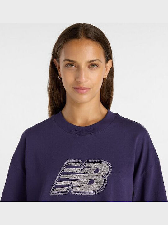 Women's Crop T-shirt Purple