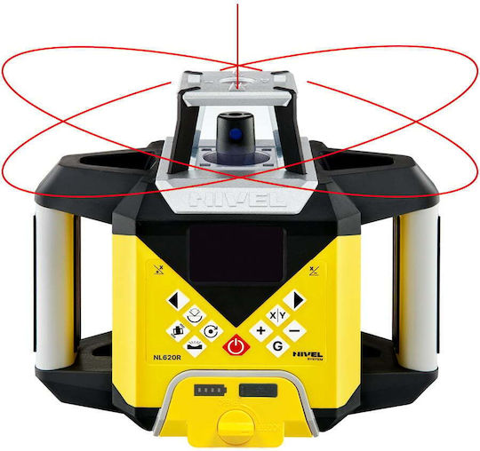 Nivel Αυτορυθμιζόμενο Περιστροφικό Αλφάδι Laser Κόκκινης Δέσμης