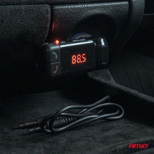 AMiO FM Transmitter Auto με Bluetooth