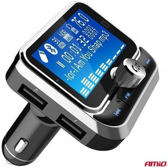 AMiO AMiO Auto FM-Transmitter mit Type-C USB Bluetooth