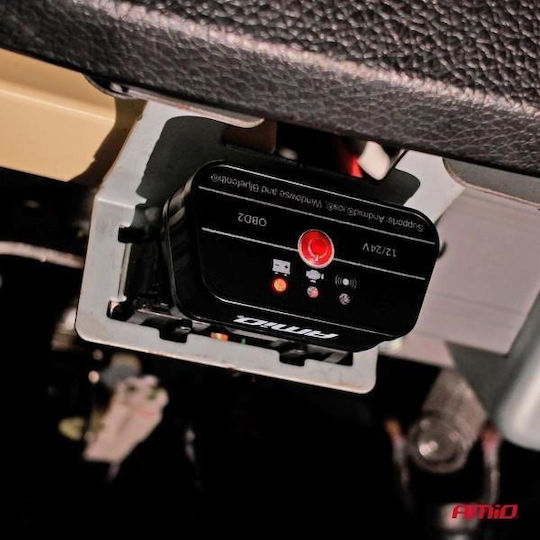 Amio Διαγνωστικό Αυτοκινήτου Obd 2 Τύπου Elm327 Bluetooth Pic25k80 Τάση Λειτουργίας 12v Ασύρματη Σύνδεση Επιβατικά Αυτοκίνητα 1 Τεμ 04731/am Amio 04731/am