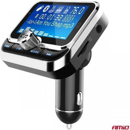AMiO AMiO Auto FM-Transmitter mit Type-C USB Bluetooth