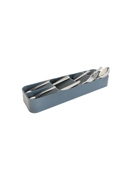 Raki Besteckeinsätze für Schubladen 39x11.2x5.2cm Grau
