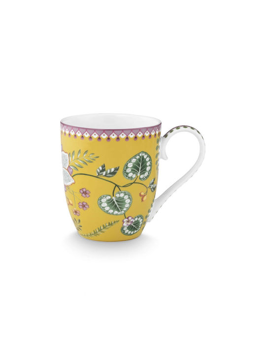 PiP Studio Lily & Lotus Κούπα από Πορσελάνη Πολύχρωμη 450ml