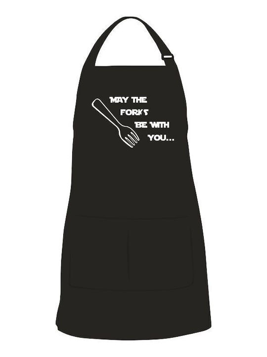 Kitchen Yoda Ποδιά Κουζίνας Μαύρη 77730730
