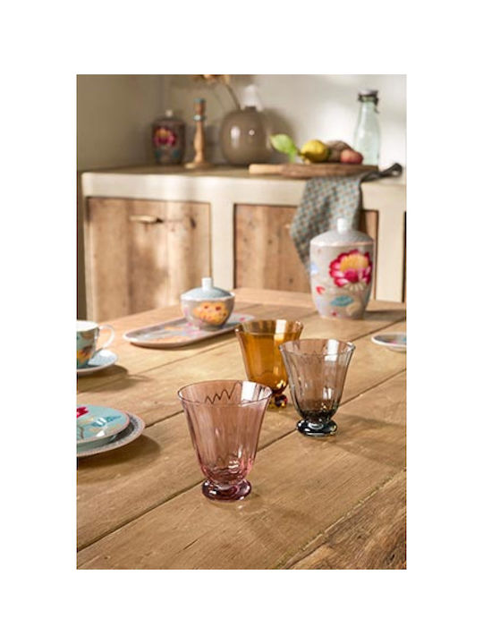 PiP Studio Wasser Glas in Rosa Farbe 280ml
