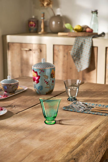 PiP Studio Чаша за Вода от Стъкло в Зелен Цвят 280ml