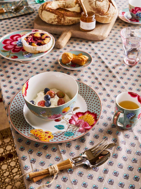 PiP Studio Blooming Tales Shallow Porcelain Multicolour Plate 26.5cm