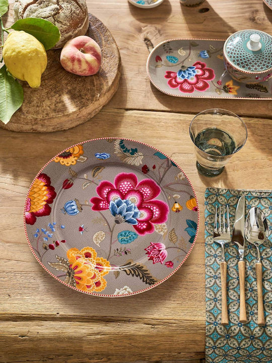 PiP Studio Blooming Tales Плитка Порцеланова Чиния Многоцветна 32см