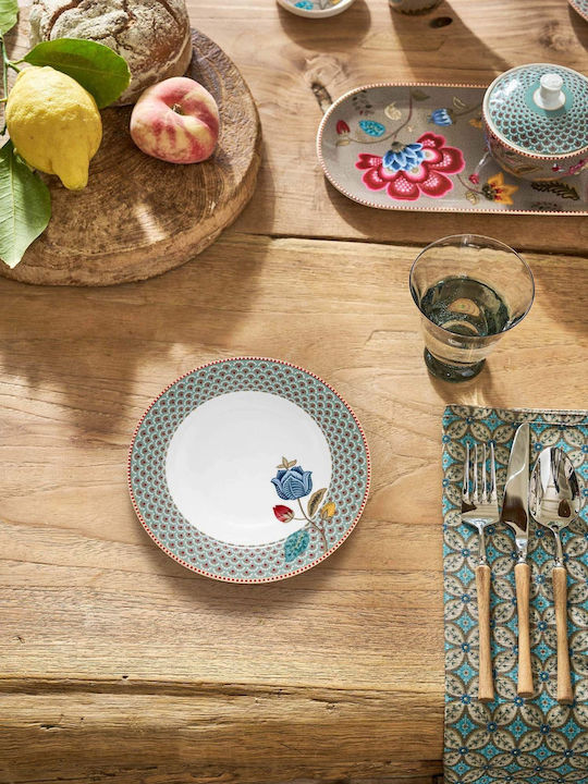 PiP Studio Blooming Tales Multicolour Porcelain Soup Plate 21.5cm