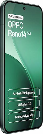 Oppo Reno14 5G Dual SIM (12/512GB) Verde Luminous | Skroutz Romania