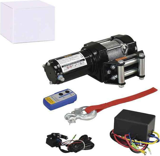Electric Winch Car Towing System 5000lbs Remote Control 12v Electric Winch