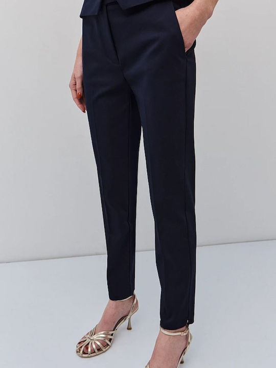 Women's Trousers in Regular Fit Navy Blue