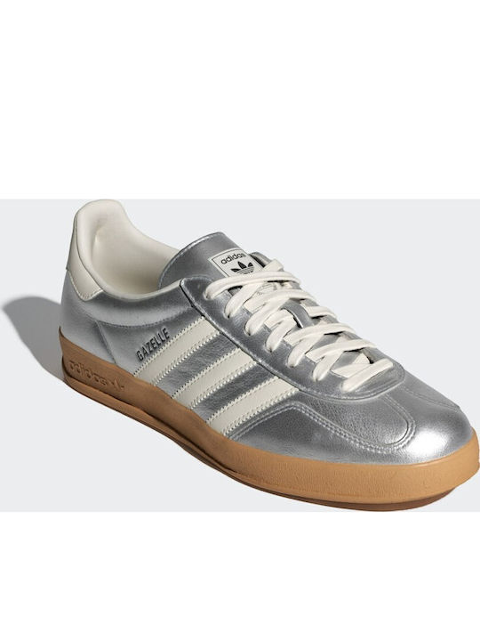 adidas Gazelle Indoor Sneakers Silver Metallic