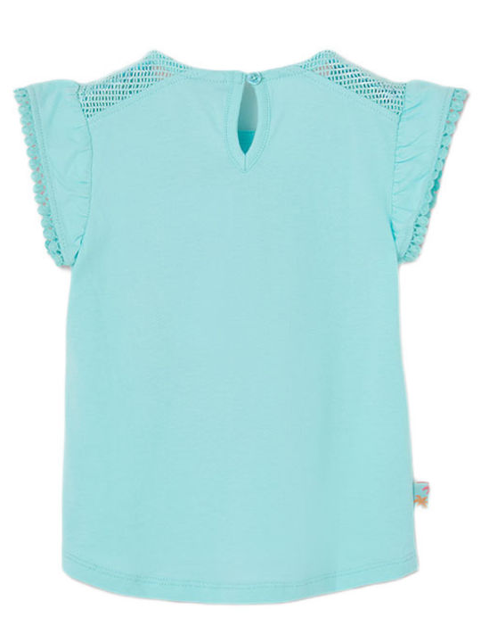 Kids' Shirt Short Sleeve Aqua