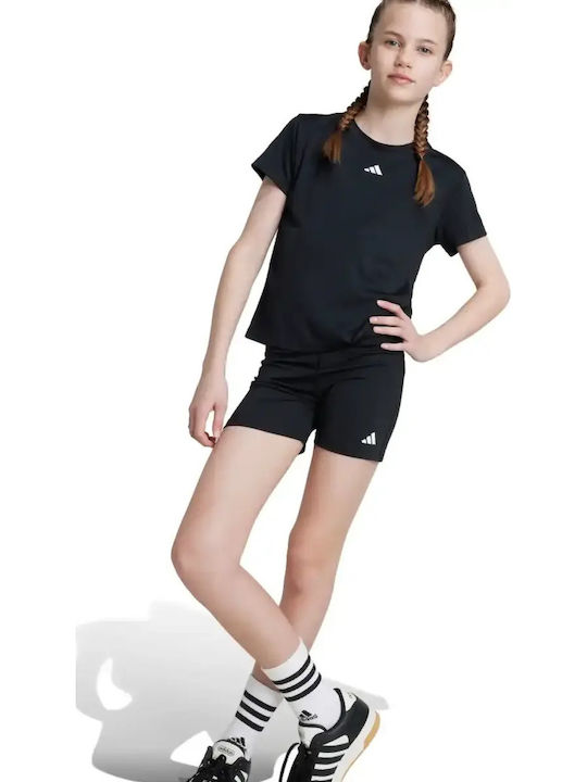 Kinder-T-Shirt Schwarz Essentials Training Tee