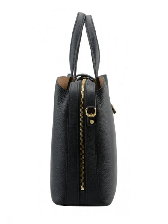 Damentasche Aus Leder Handtasche / Schulter Schwarz