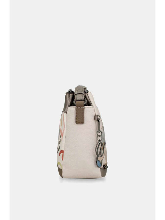 Stoff Damen Schulter Tasche Mehrfarbig