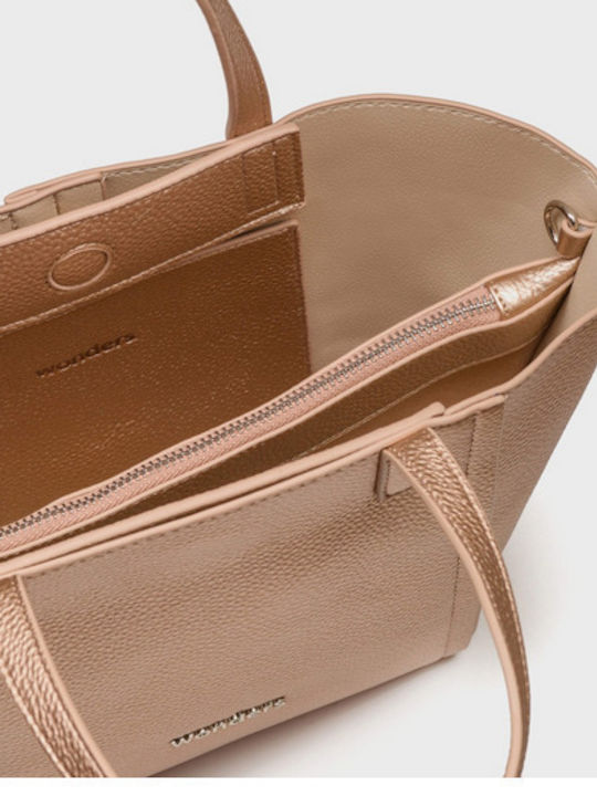 Women's Handbag Pink Gold