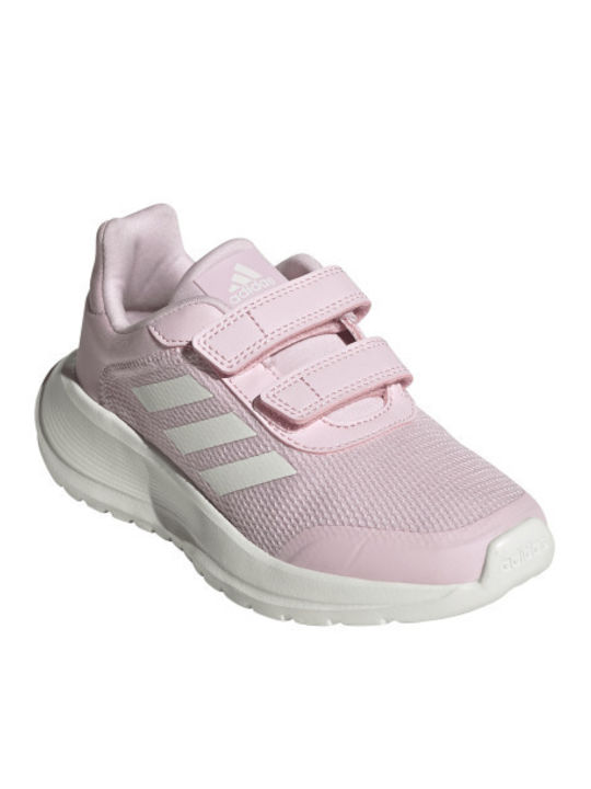Tensaur Tensaur Run 2.0 CF K Kids Sports Shoes Running with Hoop & Loop Closure Clear Pink / Core White