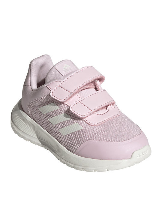 Tensaur Tensaur Run 2.0 CF I Kids Sports Shoes Running with Hoop & Loop Closure Clear Pink / Core White