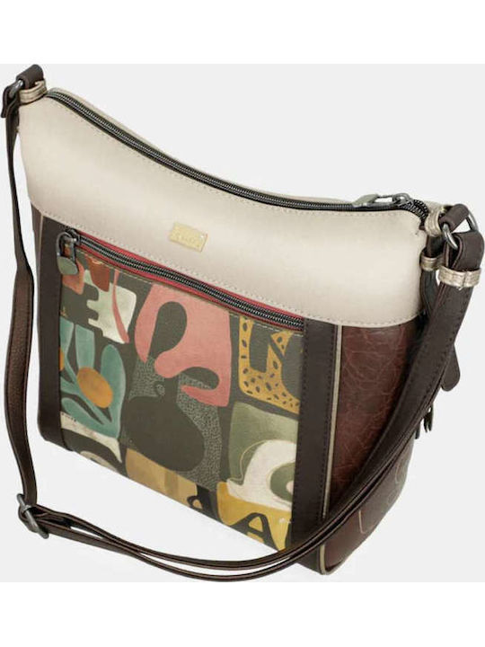 Damen Schultertasche Mehrfarbig