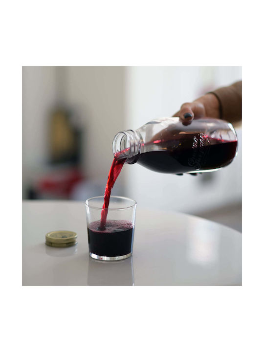 Bormioli Rocco Quattro Sticlă de Apă din Sticlă cu Capac cu Șurub Transparent 1000ml