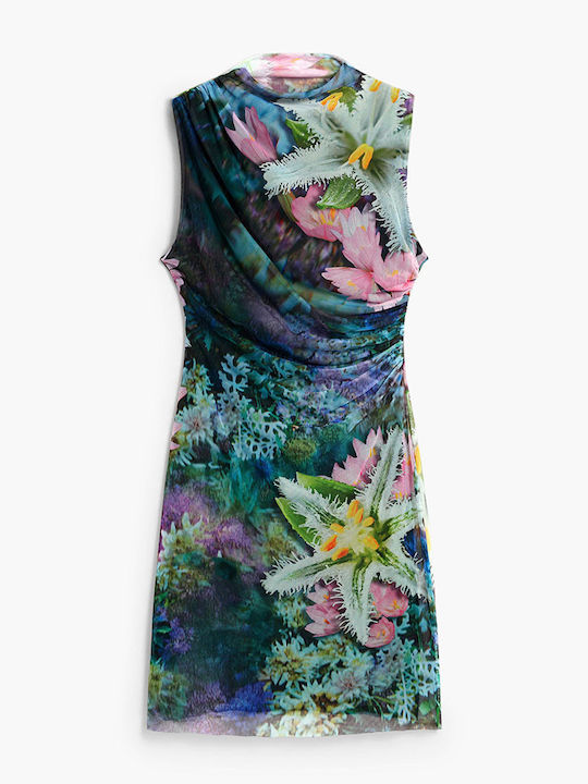 Sommer Mini Abendkleid Trekking Grün