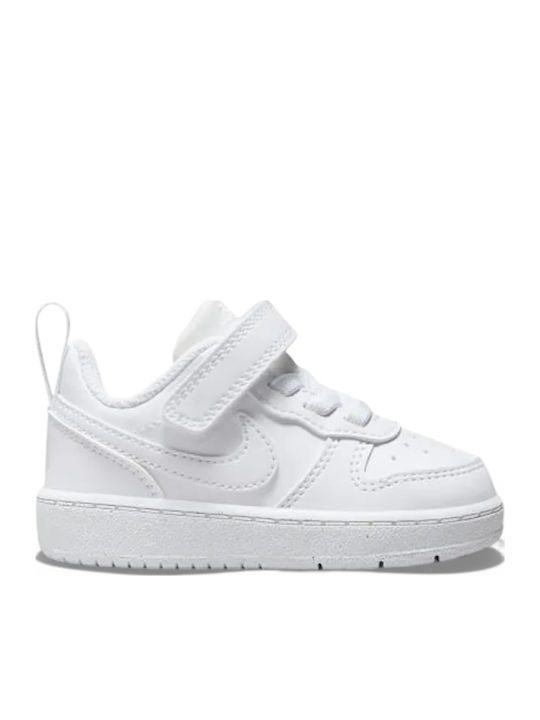 Court Borough Low Recraft Παιδικά Sneakers με Σκρατς Λευκά