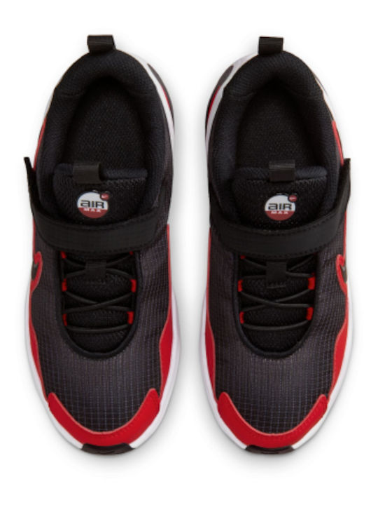 Air Max Kids Sneakers with Hoop & Loop Closure Black
