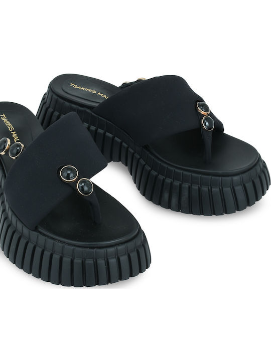 Γυναικεία Σανδάλια Flatforms Μαύρα
