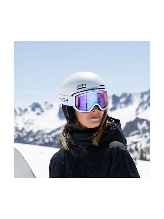 Smith Men's Ski & Snowboard Helmet in White Colour