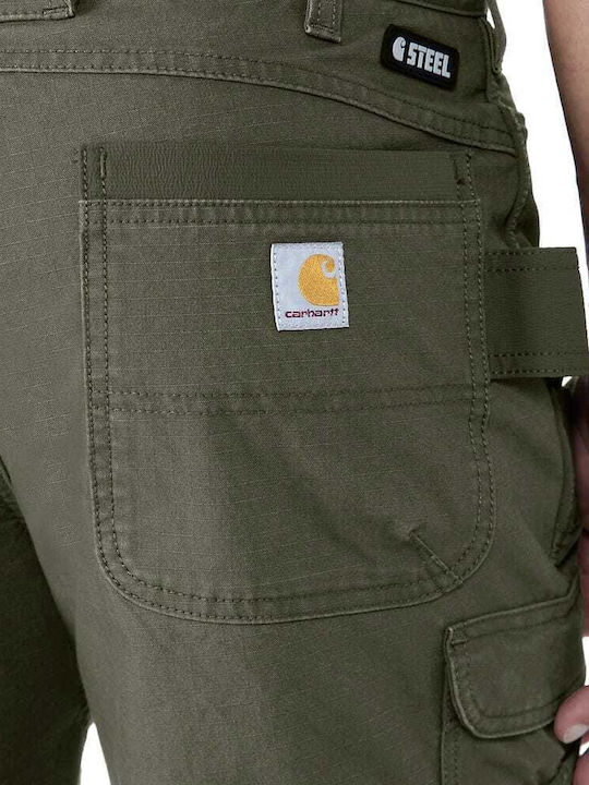 Rugged Παντελόνι Cargo σε Relaxed Εφαρμογή Πράσινο
