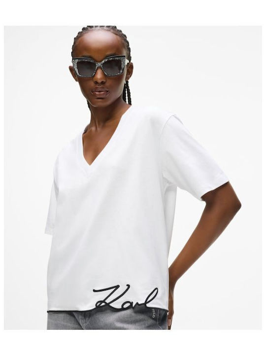 Damen T-Shirt Weiß