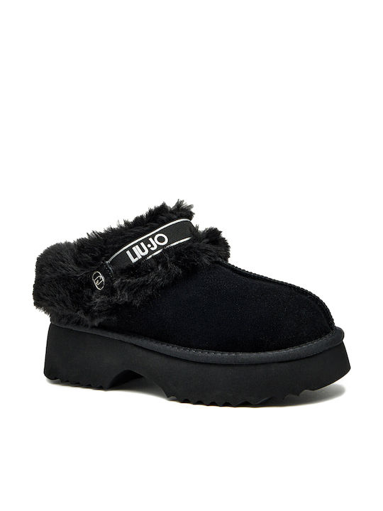 Liu Jo Damen Clogs Schwarz