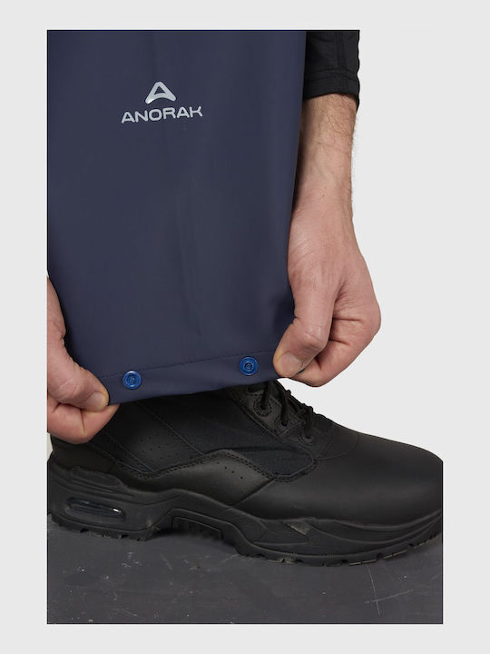 Anorak Ανδρικό Αδιάβροχο Παντελόνι Μηχανής Μαύρο Χρώμα Anorak Ανδρικό Αδιάβροχο Παντελόνι Μηχανής Μαύρο Χρώμα