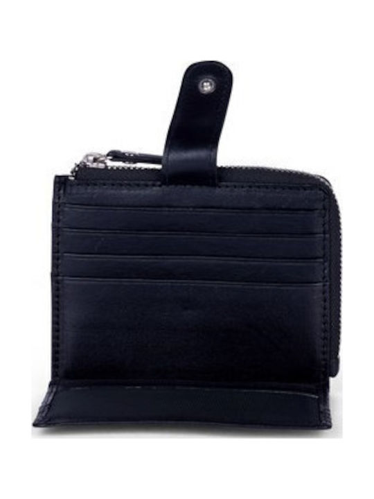 Small Leather Women's Wallet Black
