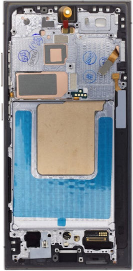 Екран със Сензорен Механизъм и Рамка за Samsung S928B Galaxy S24 Ultra (Черен)