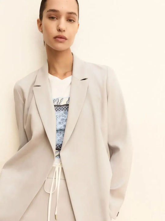 Marella Γυναικείο Σακάκι Light Grey