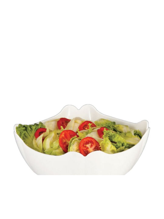 Raki Quadratische Salatschüssel Weiß 31x31cm