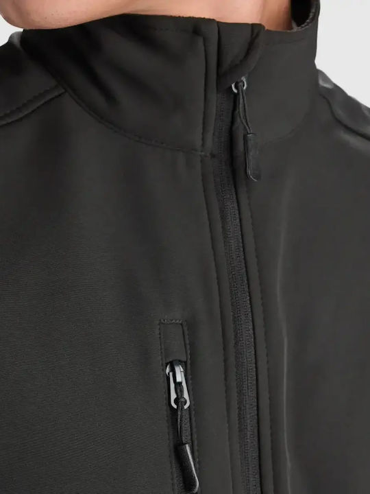 Αμάνικο Μπουφάν Softshell Αδιάβροχο και Αντιανεμικό Μαύρο