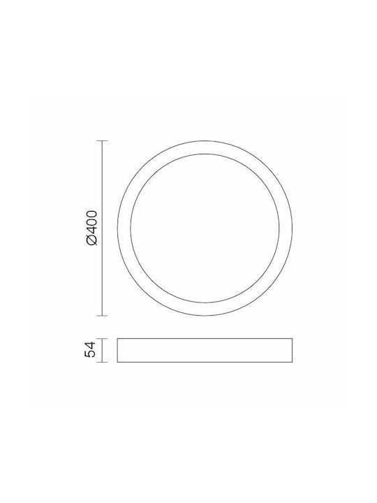 Spot Light Πλαφονιέρα Μπάνιου LED Spot Light Πλαφονιέρα Μπάνιου LED