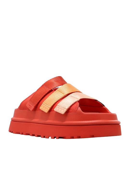 Goldenglow Slide Women's Sandals Flatforms Orange